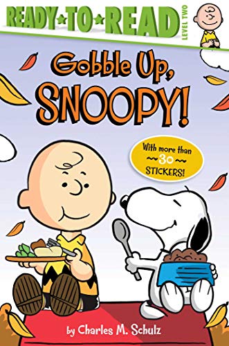Gobble up, Snoopy! 